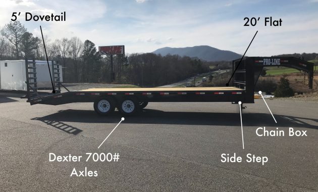 14000 Gvw Gooseneck Deck Over Flatbed Pro Line Trailers pertaining to proportions 2048 X 1536