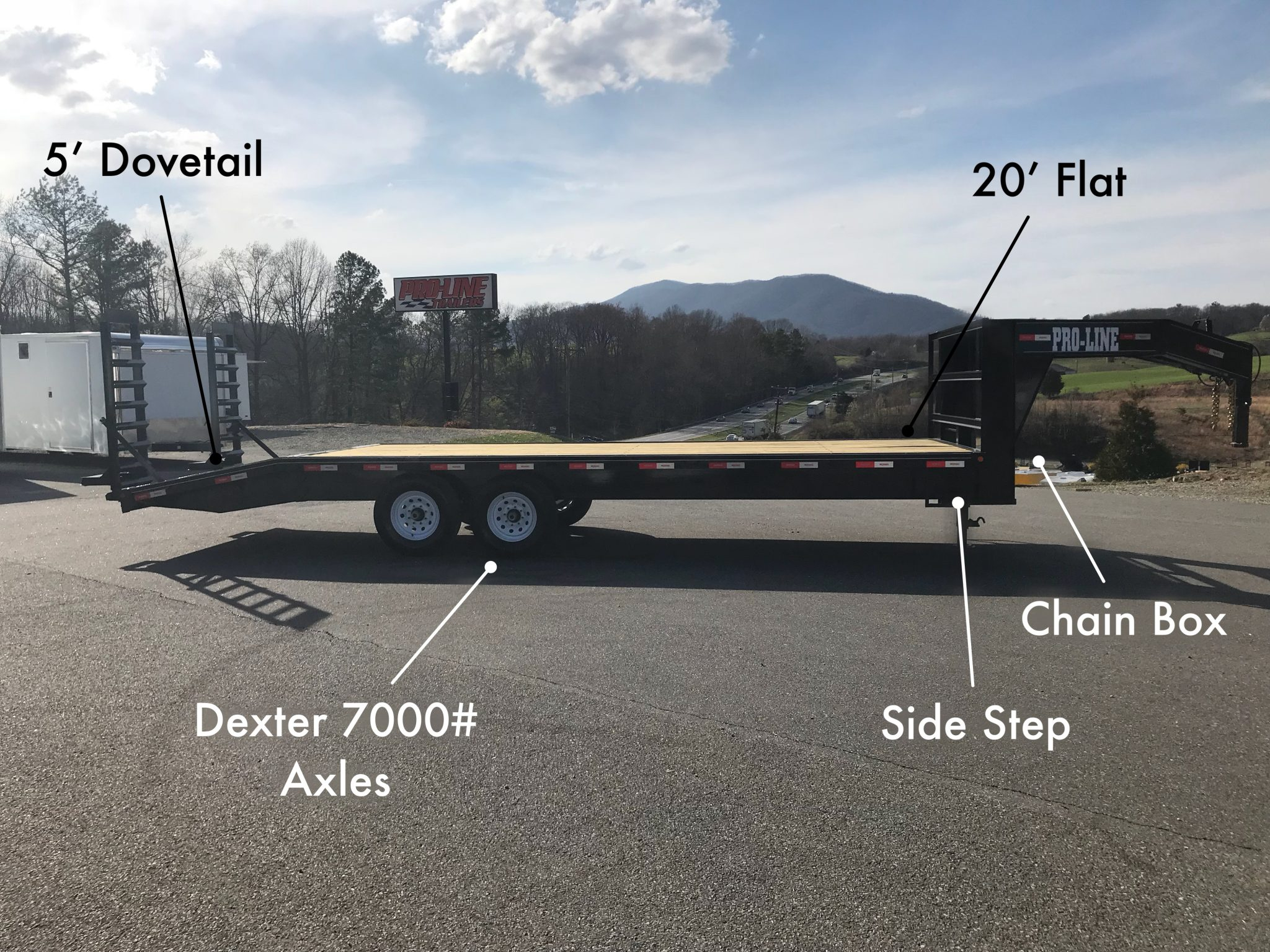 14000 Gvw Gooseneck Deck Over Flatbed Pro Line Trailers pertaining to proportions 2048 X 1536