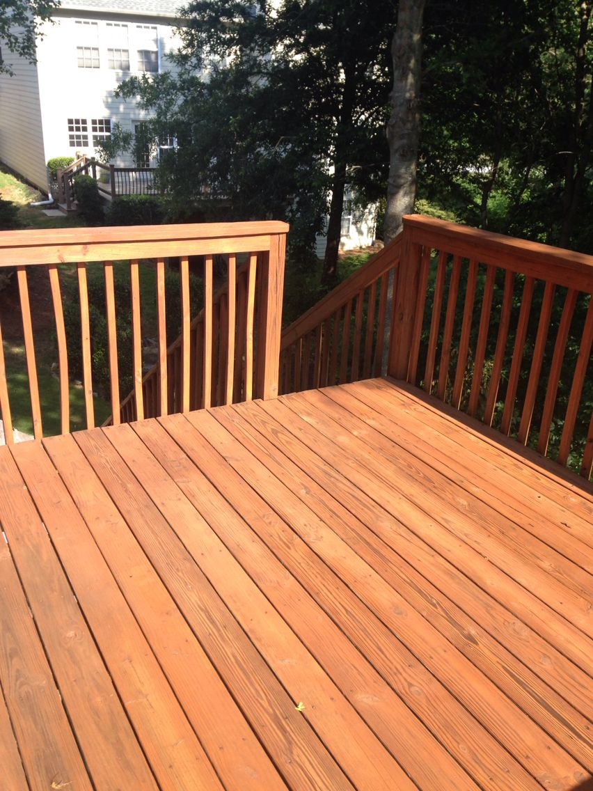 16 Year Old Deck Renovation After Power Washing Sanding And throughout proportions 852 X 1136