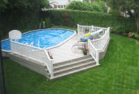 18x33 Semi Inground Pool With Deck Pool Decks Swimming Pool in dimensions 3077 X 2409