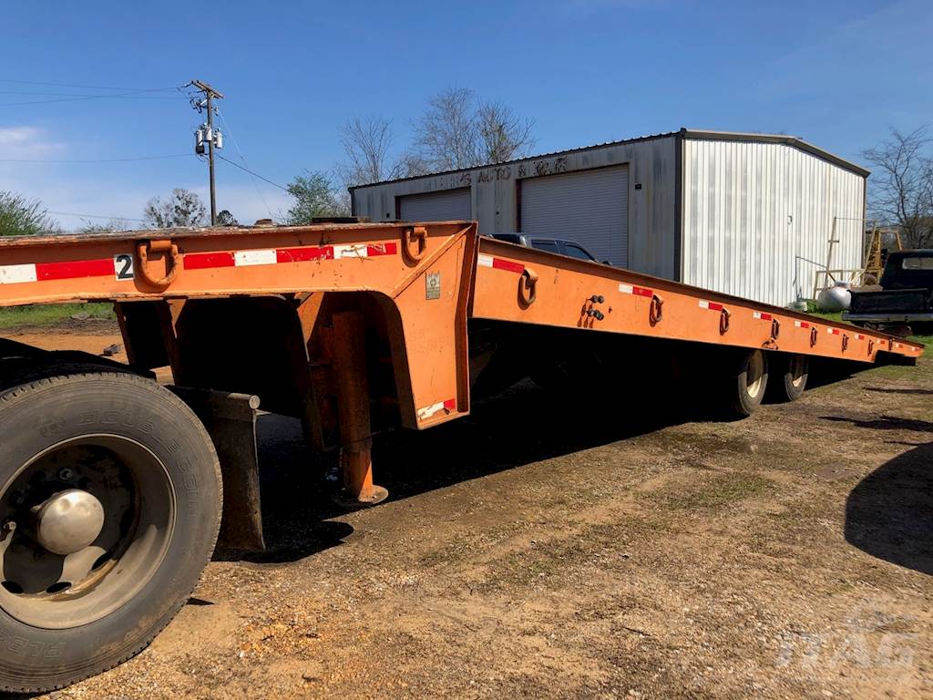 1997 Trail King 48x108 Drop Deck Trailer Traveling Axles Winch intended for measurements 1024 X 768