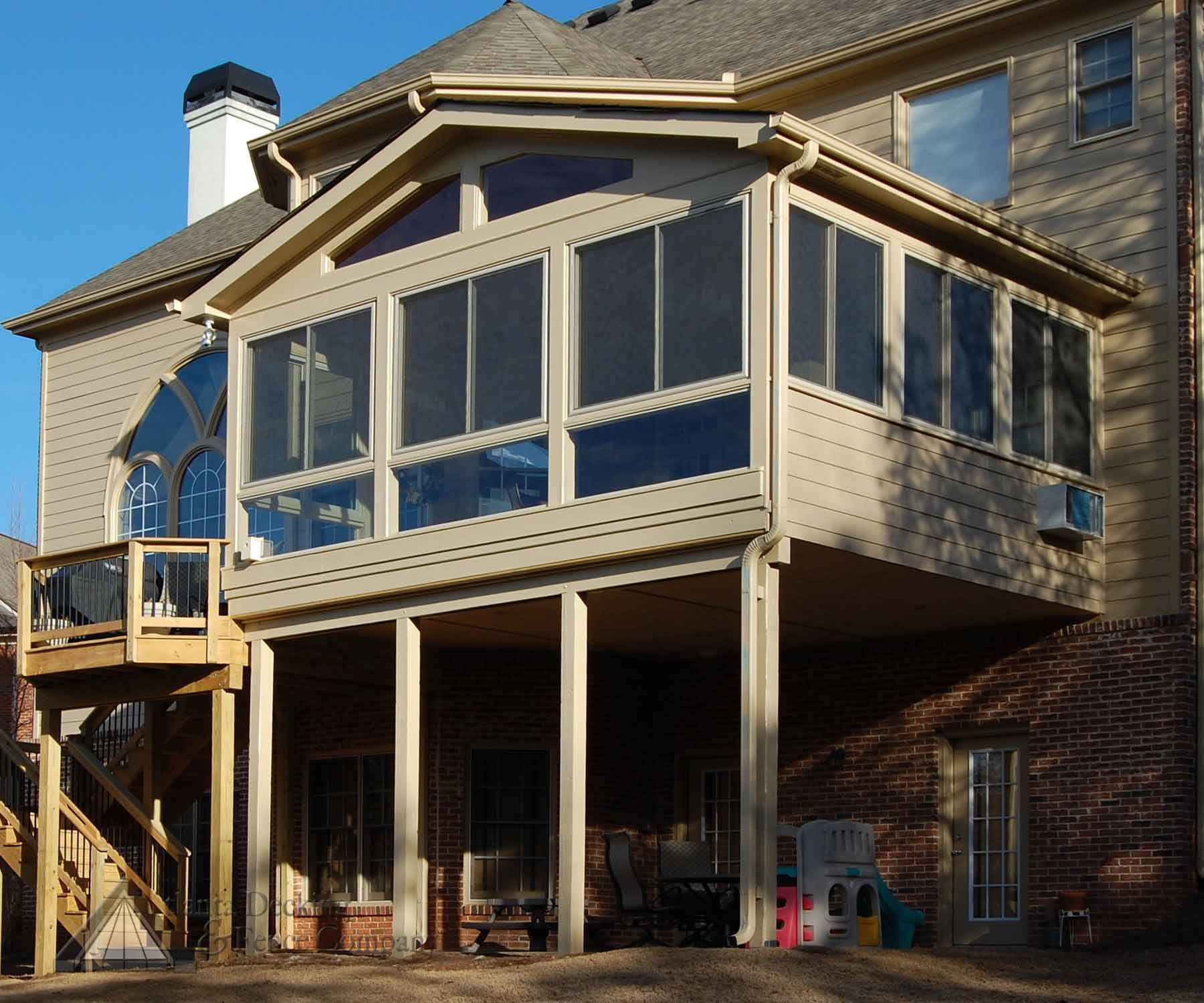 1st Floor Sunroom To Deck Over Walkout Basement My Dream Home In pertaining to proportions 1800 X 1500