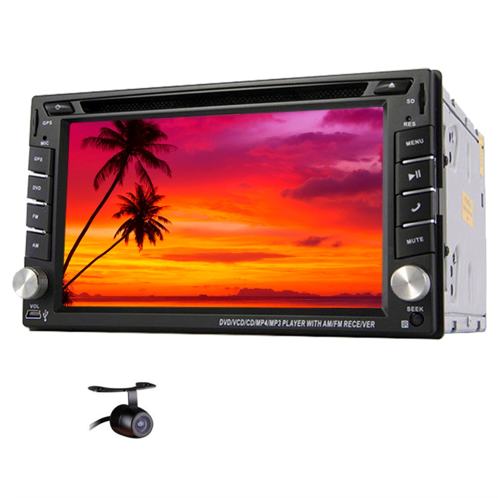 2 Din Car Stereo Head Unit Deck 62 Inch Tft Touch Screen 3d inside proportions 1000 X 1000