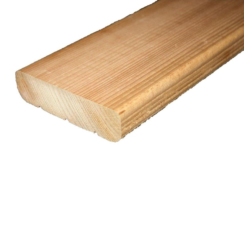 2 In X 6 In X 16 Ft Premium S4s Radius Edge Cedar Lumber throughout size 1000 X 1000