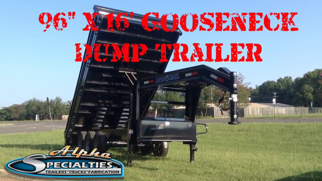 2017 Loadtrail 96 X 16 Triple Axle Gooseneck Deck Over Dump in dimensions 1280 X 720