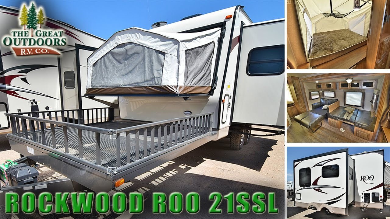 2018 Forest River Rockwood Roo 21ssl R1079 Toy Hauler Travel Trailer regarding measurements 1280 X 720