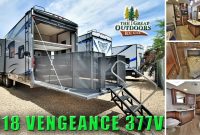 2018 Toy Hauler Rv Vengeance 377v Fifth Wheel Patio Deck Colorado pertaining to proportions 1280 X 720
