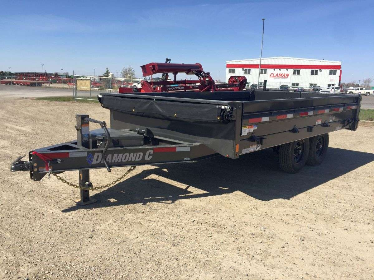 2019 Diamond C 8 X 14 Deckover Dump Trailer intended for size 1200 X 900