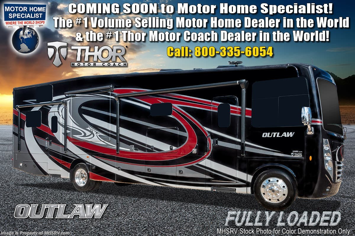 2019 Thor Motor Coach Rv Outlaw 37rb Toy Hauler W Garage Sofa throughout size 1200 X 800