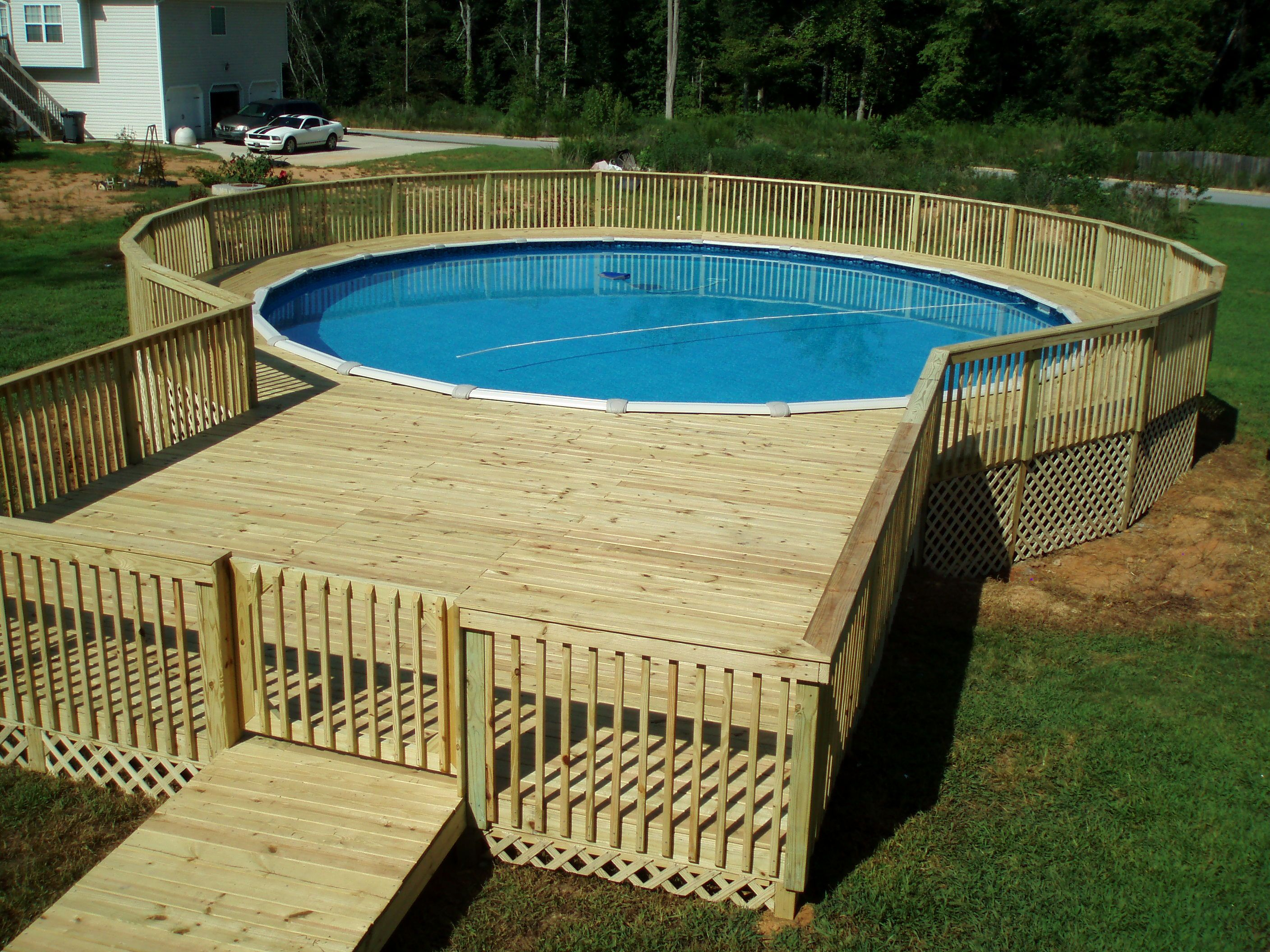 22 Amazing And Unique Above Ground Pool Ideas With Decks Porches in proportions 2816 X 2112