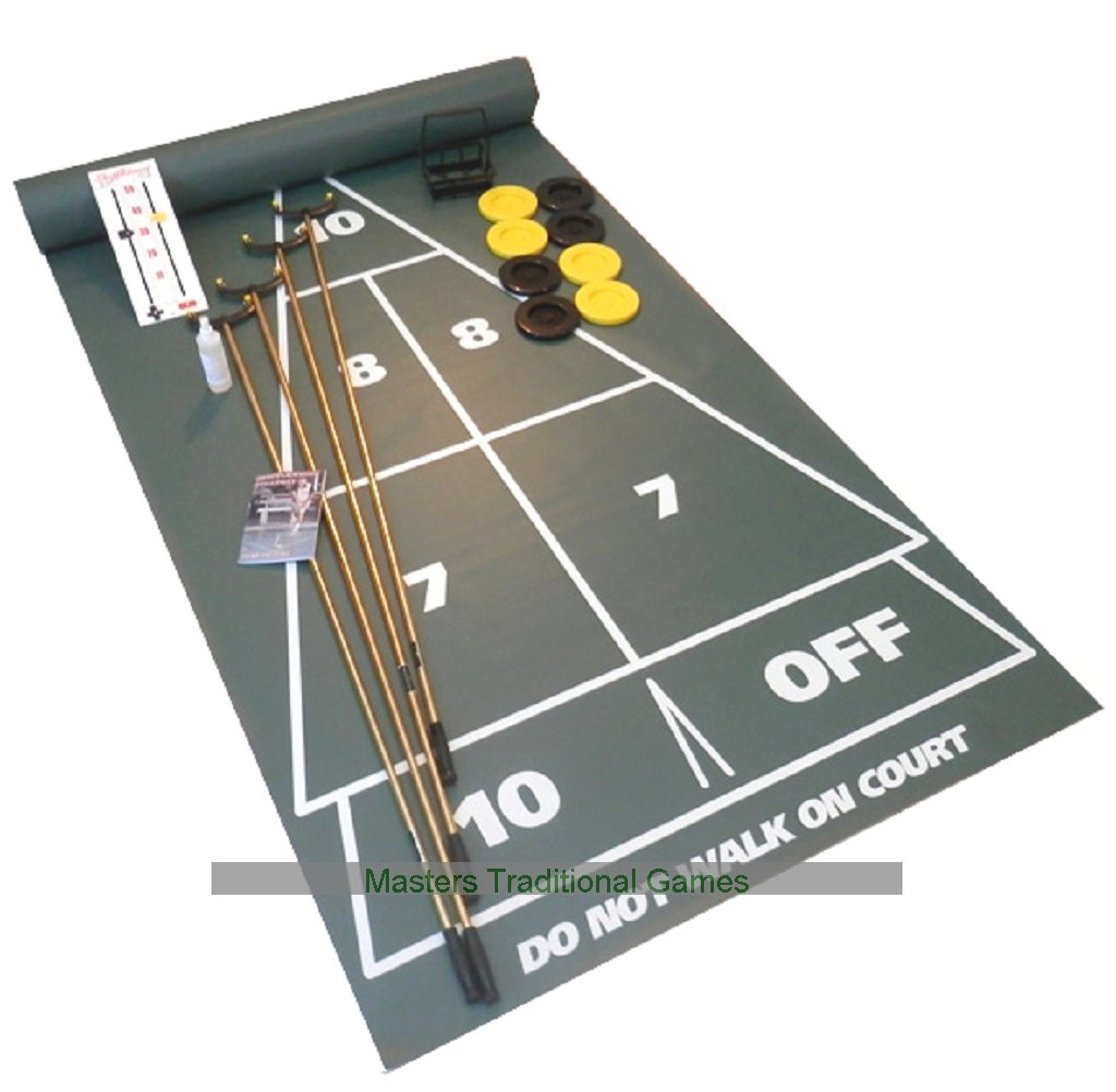 27 Foot Roll Out Mini Shuffleboard Court with measurements 1024 X 1002