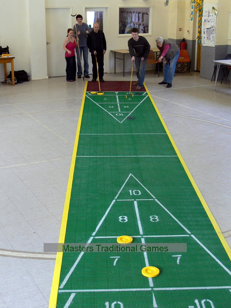 30 Foot Outdoor Shuffleboard Poly Court Package intended for dimensions 768 X 1024