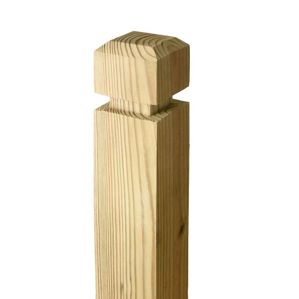 4 In X 4 In X 9 Ft Pressure Treated Pine Chamfered Decorative in dimensions 1000 X 1000