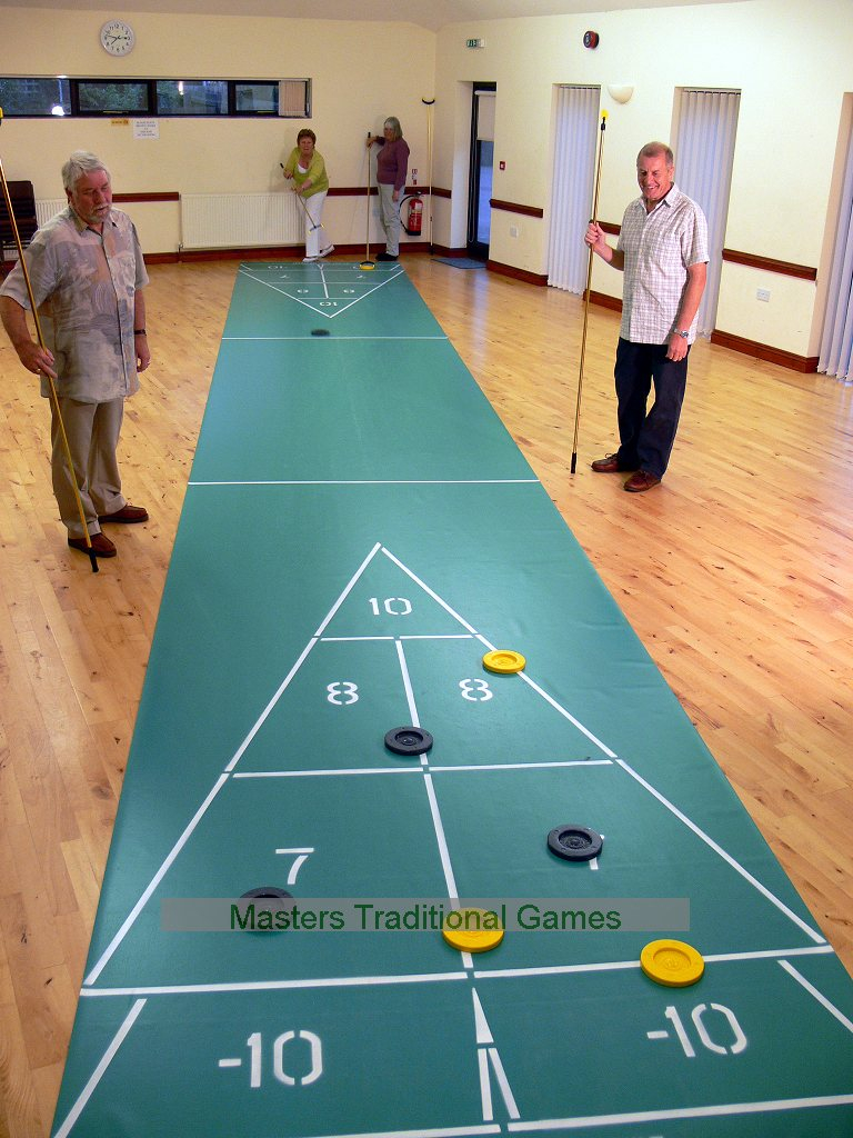 40 Foot Indoor Roll Out Shuffleboard Court Package with dimensions 768 X 1024