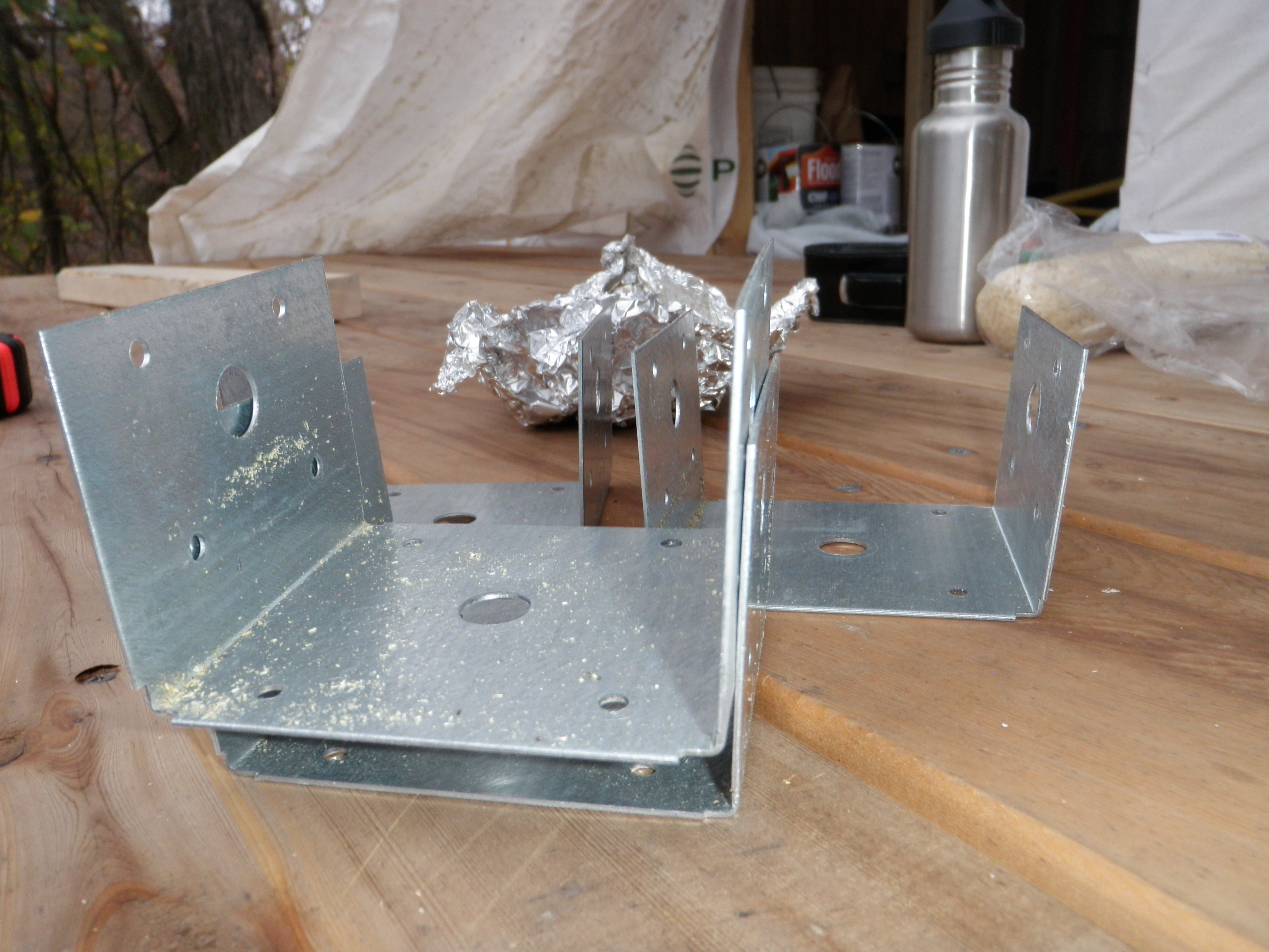 44 Metal Deck Brackets For The Posts Built Friends Evan pertaining to proportions 3648 X 2736