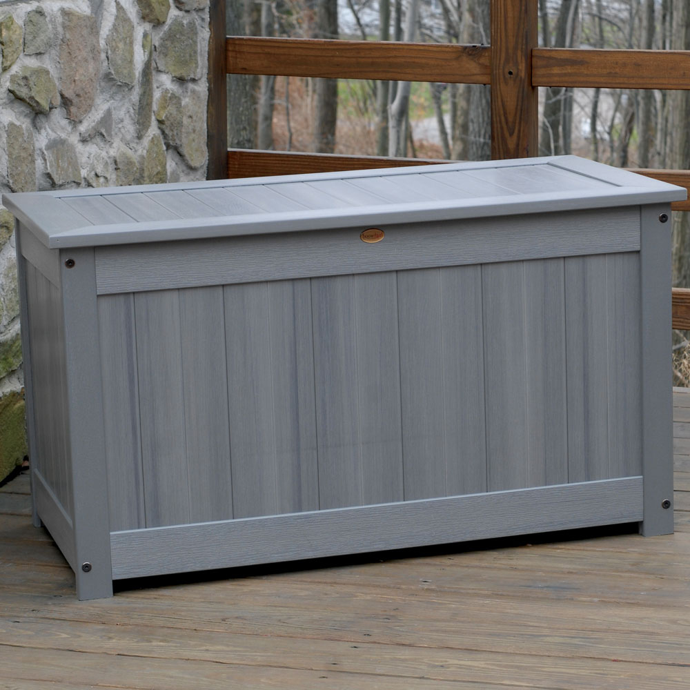 49 Deck Storage Box Leisure Season 50 X 22 Wood Outdoor Deck pertaining to sizing 1000 X 1000