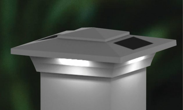 4x4 Solar Fence Post Cap Lights White Windsor Set Of 2 Shipped regarding proportions 1269 X 1200