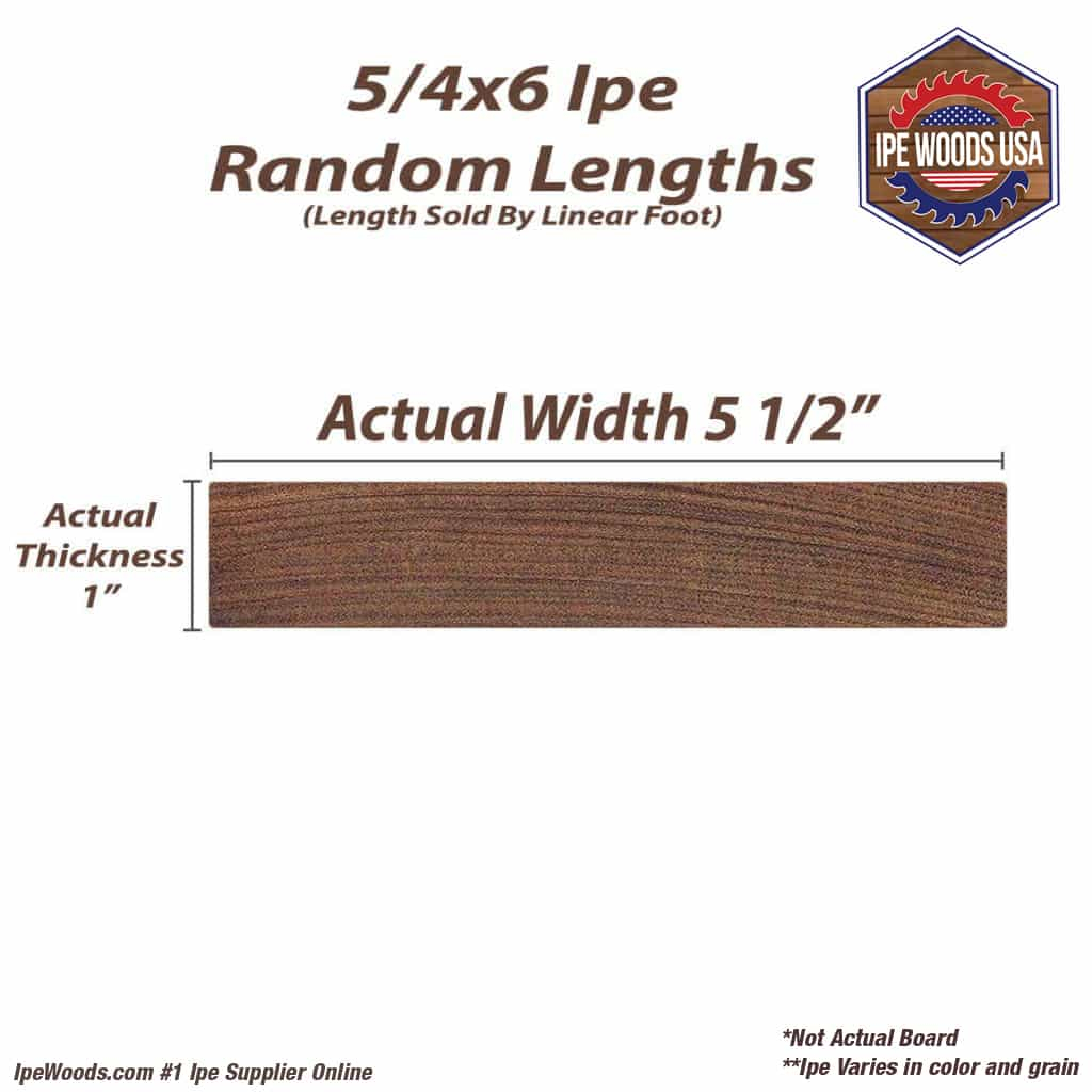 54x6 Ipe Eased Edge Random Lengths Ipewoods pertaining to dimensions 1024 X 1024