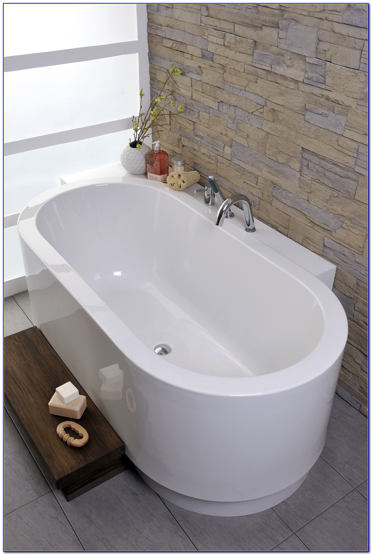 60 Freestanding Tub With Deck Mount Faucet Faucet Home Design regarding dimensions 1227 X 1830