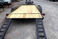 64x18 Utility Flatbed Trailer Pressure Treated Wood Bed With Two Steel Loading Ramps intended for measurements 1280 X 720