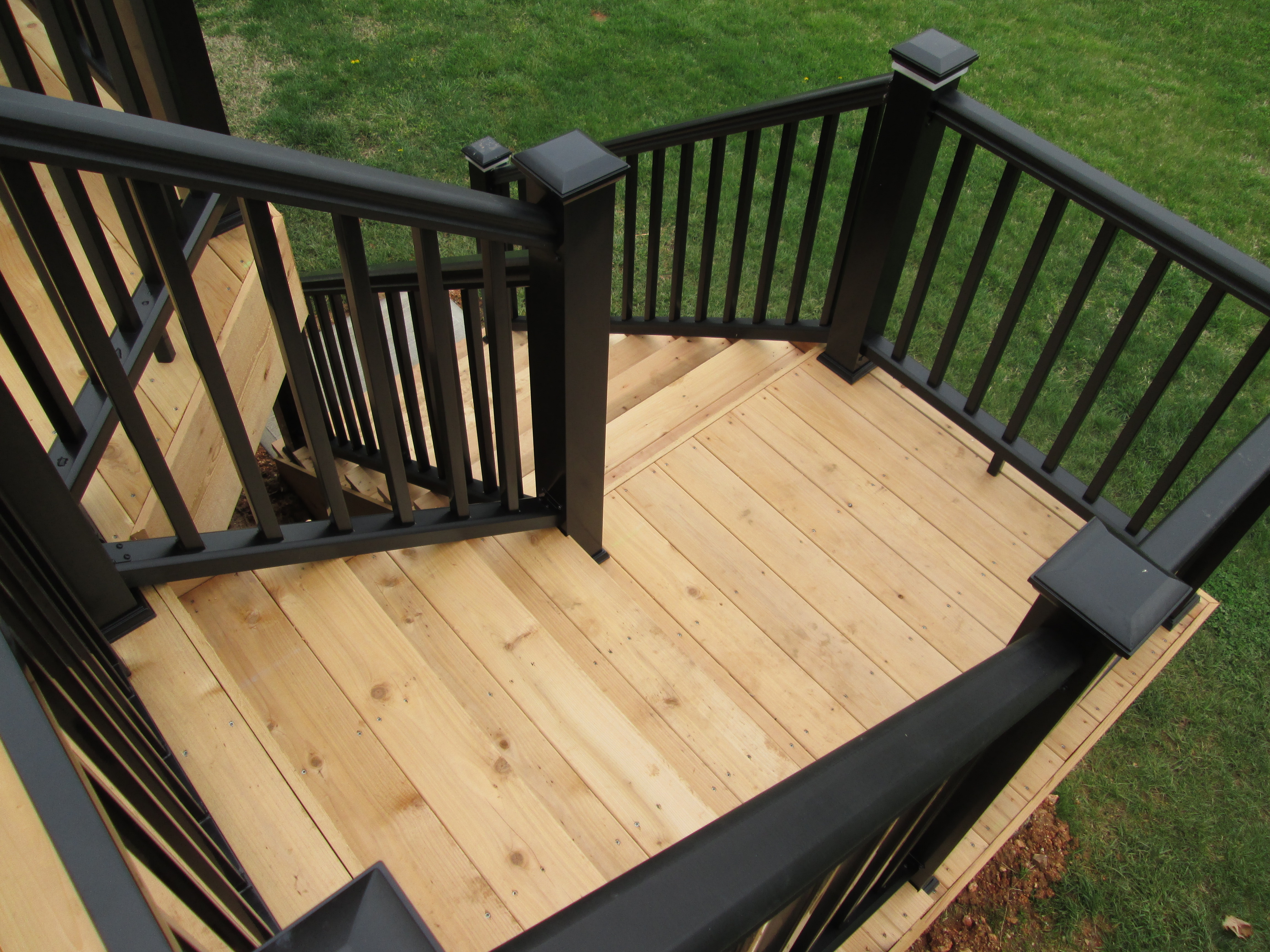 7 Deck Rail Ideas For Your Cedar Deck St Louis Decks Screened with regard to sizing 4608 X 3456