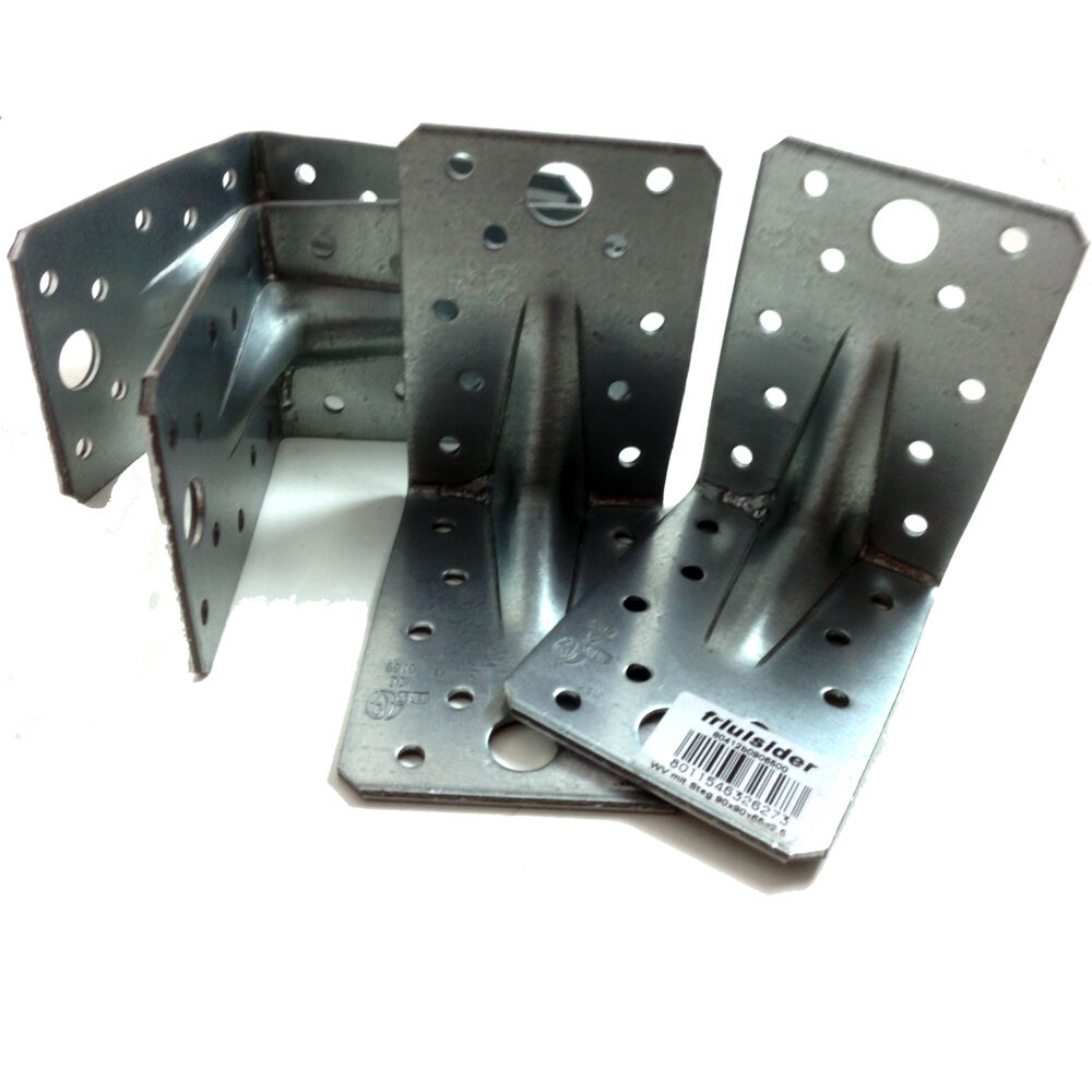 90mm Reinforced Galvanised Angle Bracket Heavy Duty Decking Joists with size 1000 X 1000