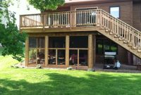 A Great Screened In Porch Under The Deck For The Home Patio for size 2592 X 1936