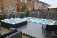 A Hydropool Hot Tub And Self Cleaning Swim Spa Sunk Into Composite with regard to size 3000 X 2400