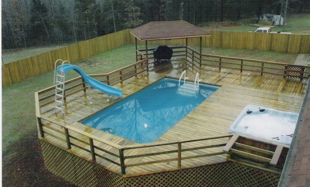 Above Ground Pool And Deck Packages Posted In Portable Pool Deck in measurements 1192 X 790