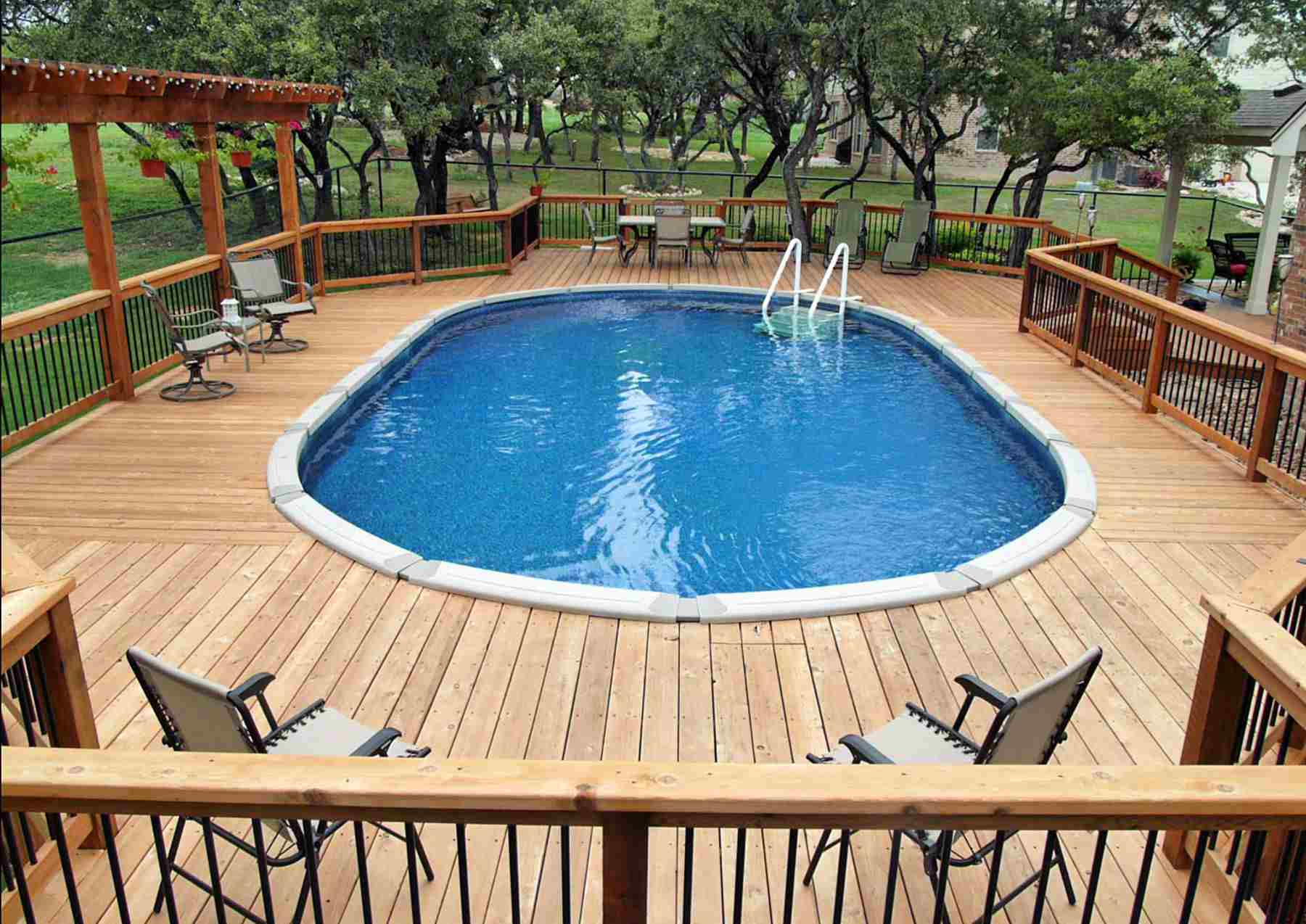 Above Ground Swimming Pools Designs regarding size 1800 X 1274