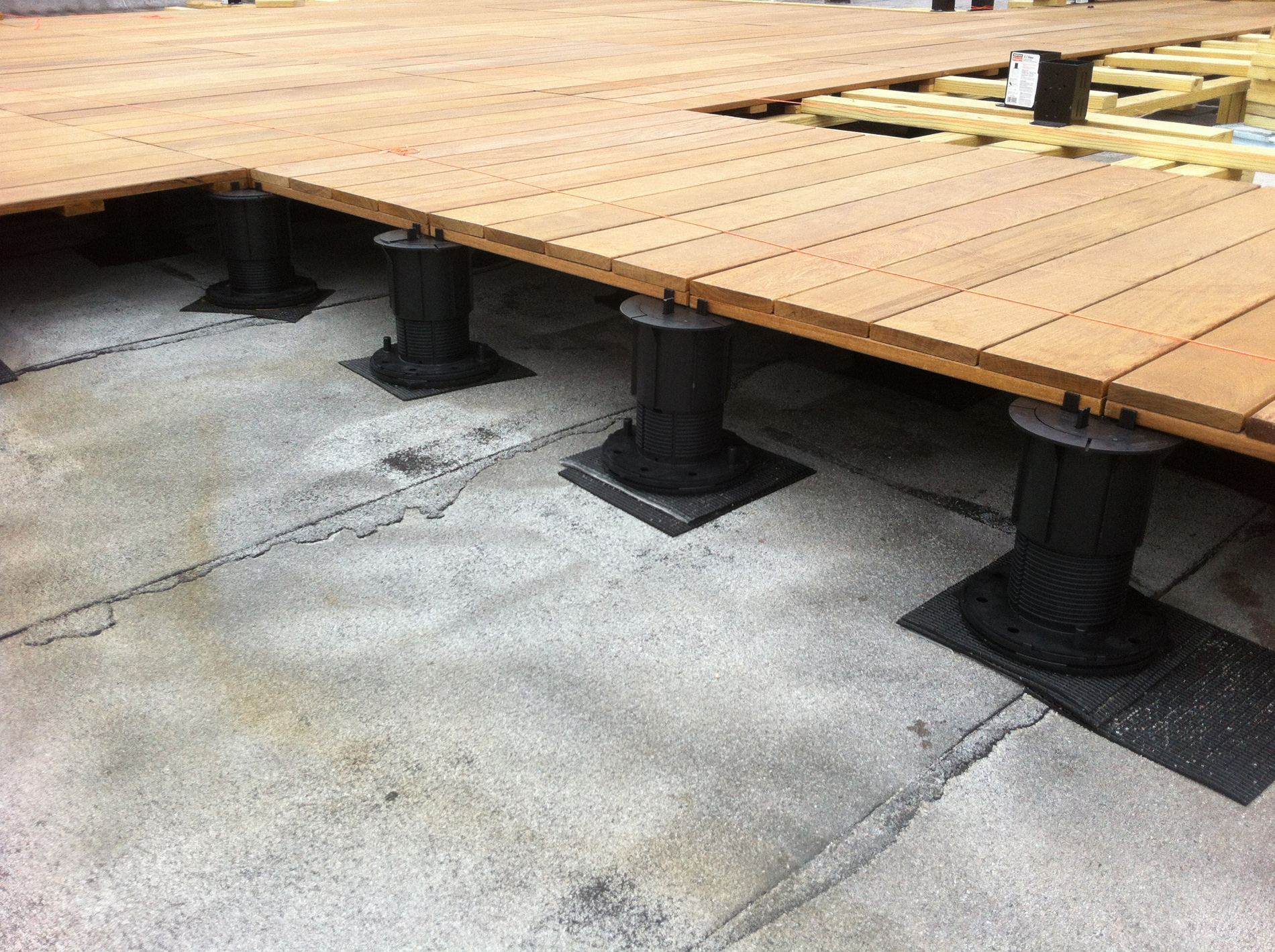 Adjustable Pedestal Decking Systems All Decked Out inside measurements 1900 X 1419