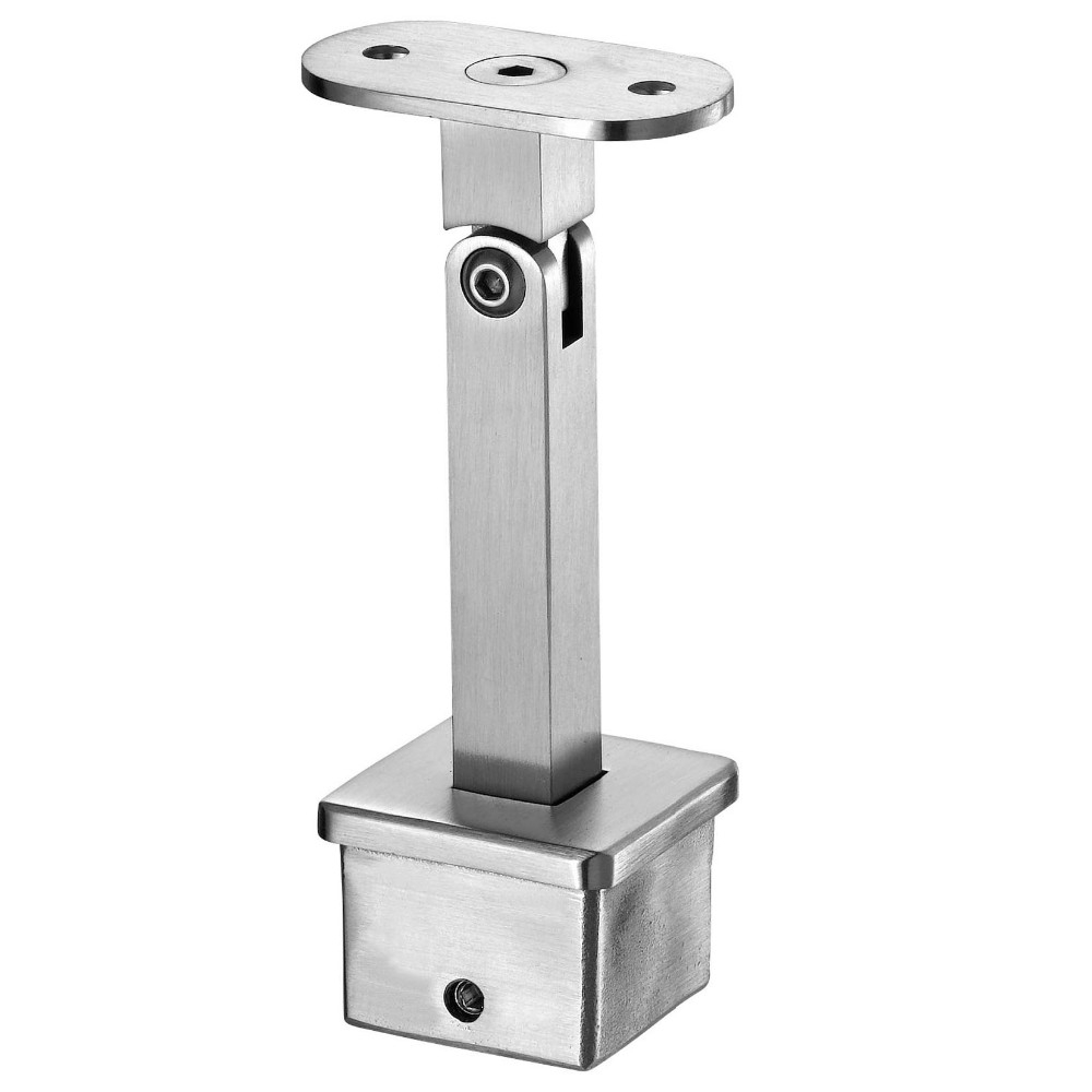 Adjustable Stainless Steel Square Deck 44 Post Mounting Brackets within measurements 1000 X 1000