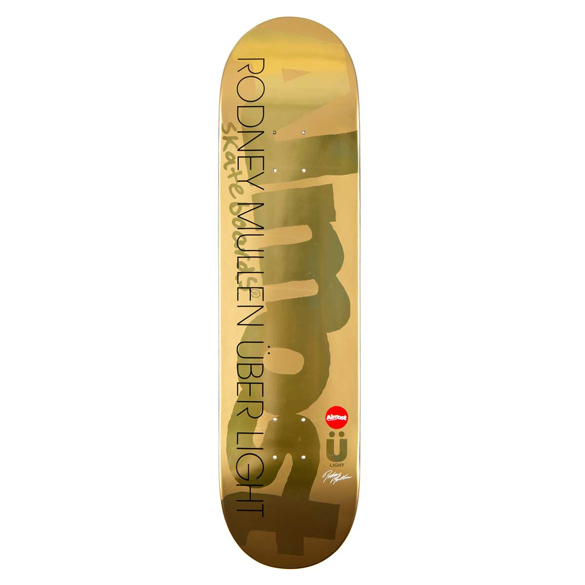 Almost Mullen Uber Gold Ops Skateboard Deck 80 English for sizing 1200 X 1200