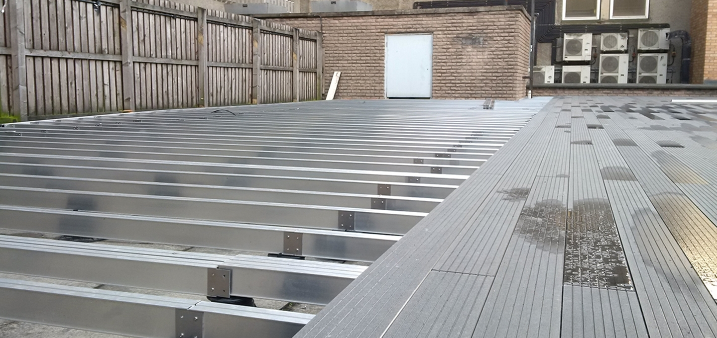Aluminium Decking Sub Frame Deck Support Joists Ryno Group in dimensions 1440 X 680