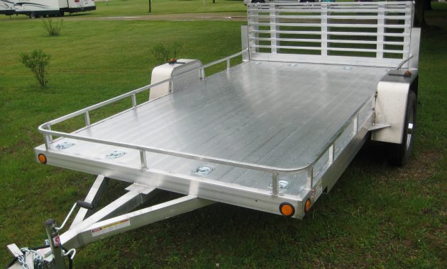 Aluminum Utility Trailer Uta Series Aluminum Deck W Rub Rail throughout size 3072 X 2304