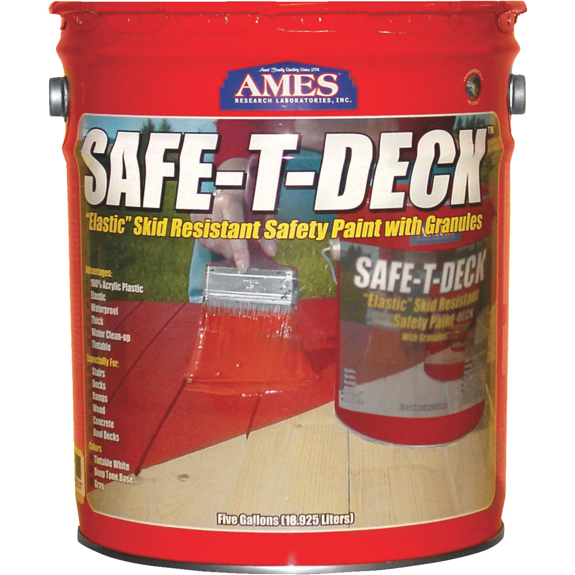 Ames Safe T Deck Granulated Deck Coating 5 Gallon Grey Walmart inside sizing 2000 X 2000