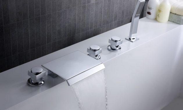 Anzzi Fr Az044ch Guaira 3 Handle Deck Mount Roman Tub Faucet In 2019 with regard to measurements 1500 X 1001