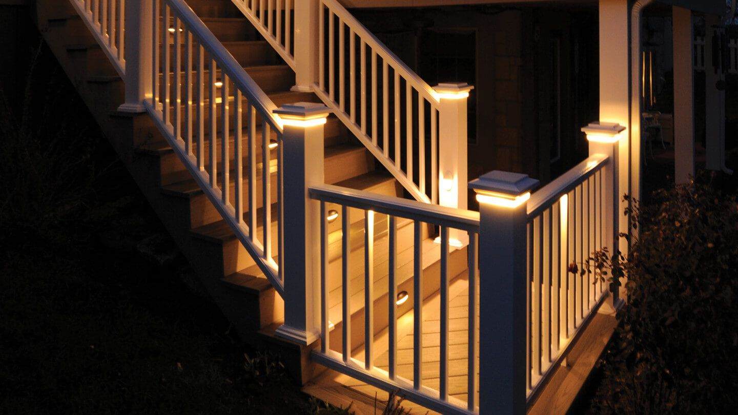 Azek Under Rail Light For The Home Deck Lighting Deck Railings regarding size 1440 X 810