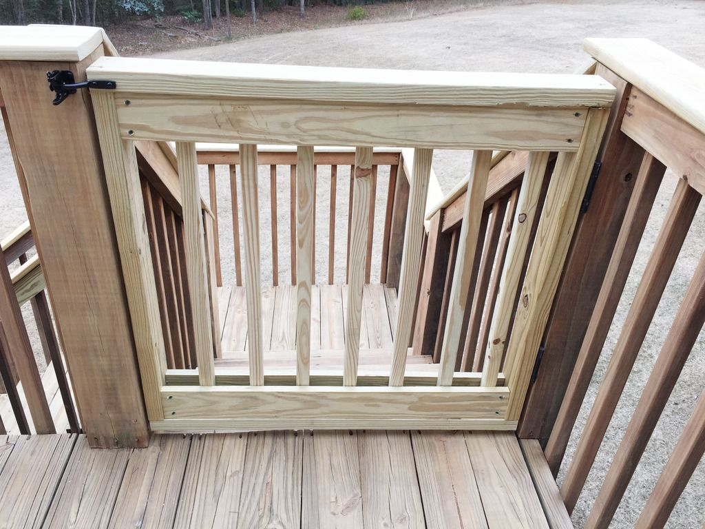 Ba Gate Building Yard Ideas Deck Gate Building A Deck Porch Gate in proportions 1024 X 768