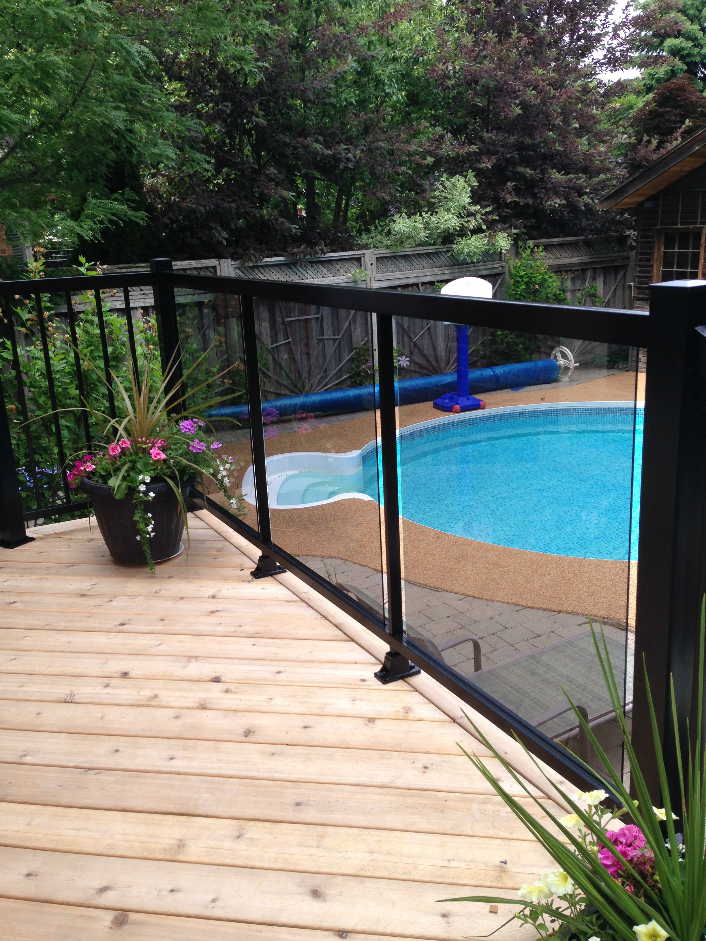 Balcony Railing Glass Panel For Front And Railings For Side intended for measurements 2448 X 3264