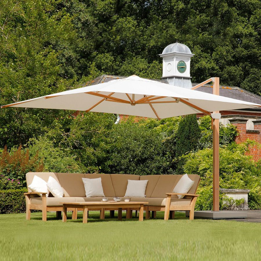 Barlow Tyrie Napoli 13 Square Cantilever Umbrella In 2019 Deck pertaining to dimensions 900 X 900