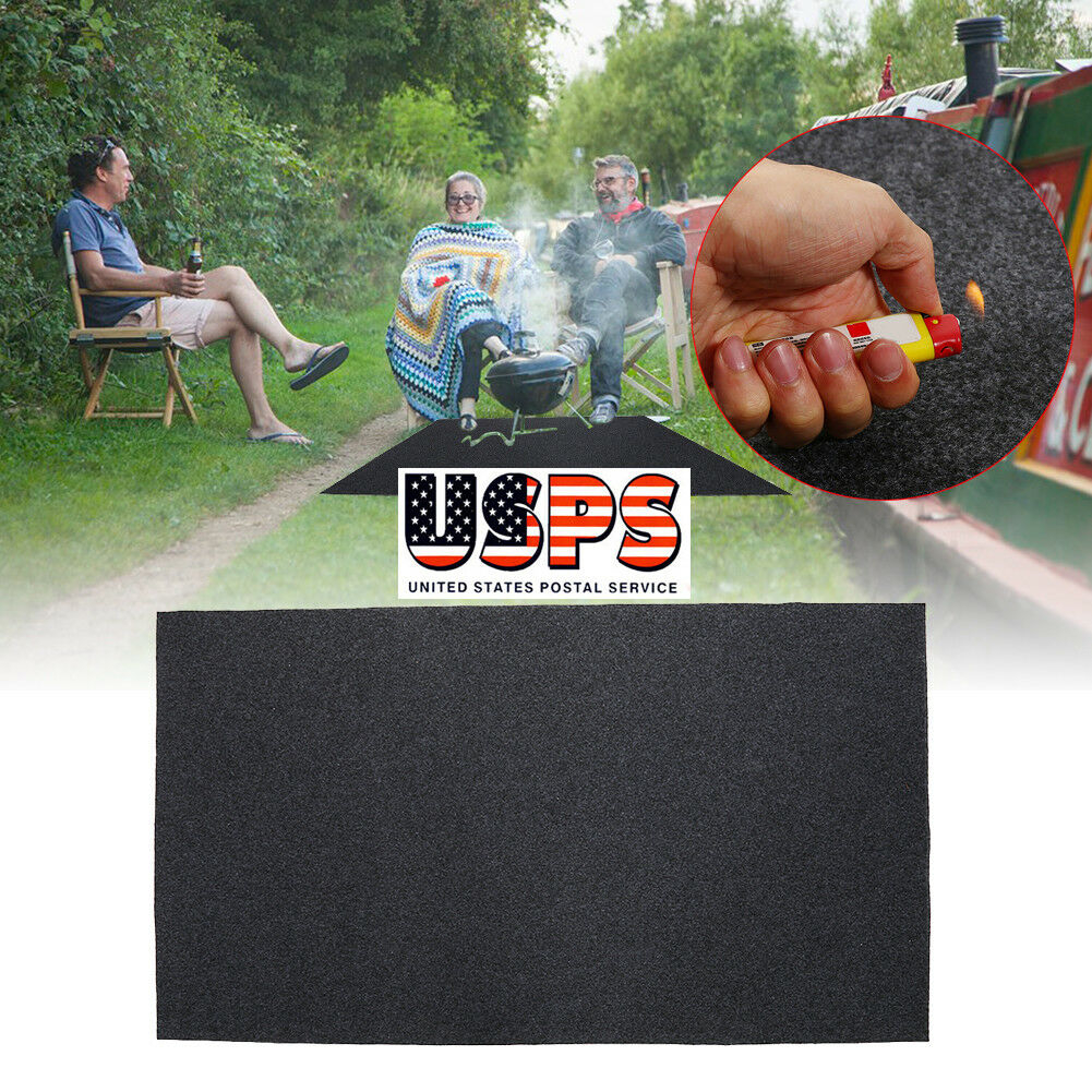 Bbq Gas Grill Pad Mat Floor Protective Deck Fire Resistant Rug intended for sizing 1001 X 1001