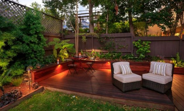 Beautiful Small Wooden Deck Patio Ideas Small Backyard Deck intended for measurements 1280 X 720