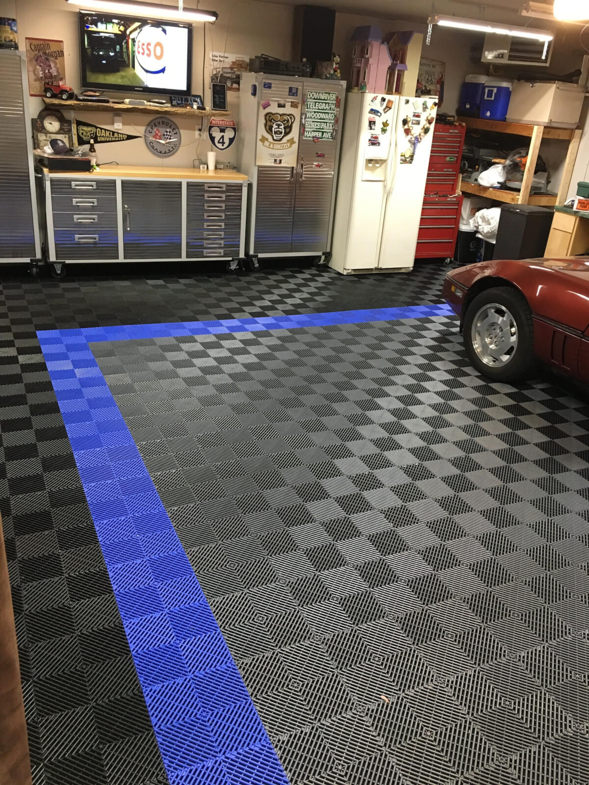 Before And After Racedeck Free Flow Brians Garage Tile with dimensions 1200 X 1600