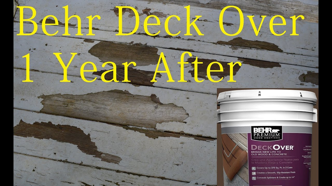 Behr Deck Over Paint Review After 1 Year for proportions 1280 X 720