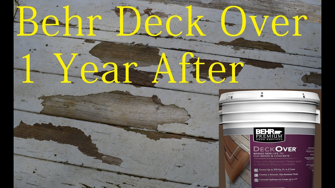 Behr Deck Over Paint Review After 1 Year pertaining to sizing 1280 X 720