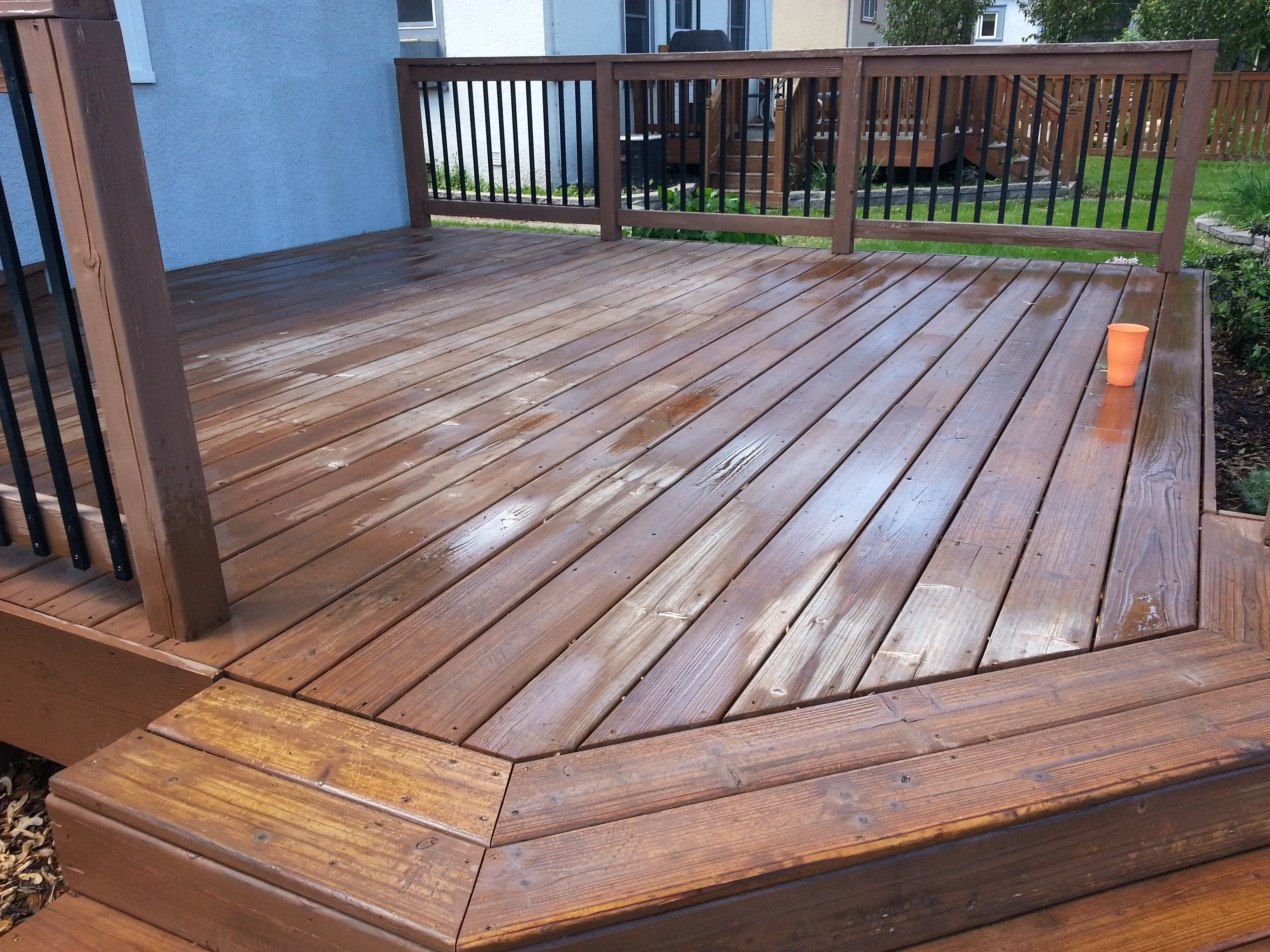 Behr Deckover Or Rustoleum Restore Small Change In My Deck for size 3264 X 2448