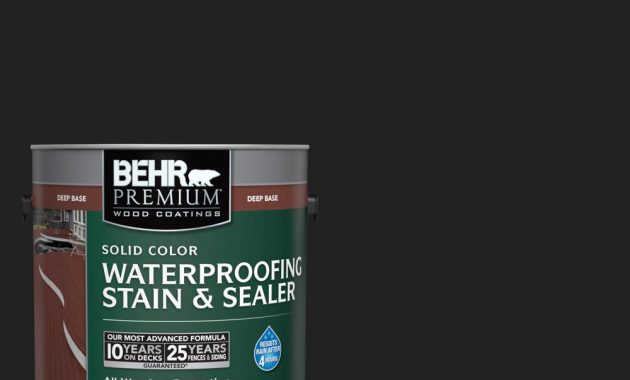 Behr Premium 1 Gal Sc 102 Slate Solid Color Waterproofing Exterior in dimensions 1000 X 1000