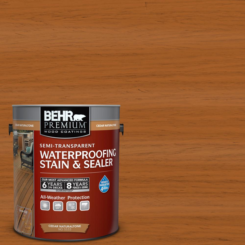 Behr Premium 1 Gal St 533 Cedar Naturaltone Semi Transparent pertaining to measurements 1000 X 1000