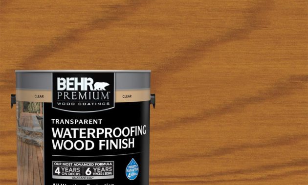 Behr Premium 1 Gal T 500 Natural Clear Transparent Waterproofing intended for measurements 1000 X 1000